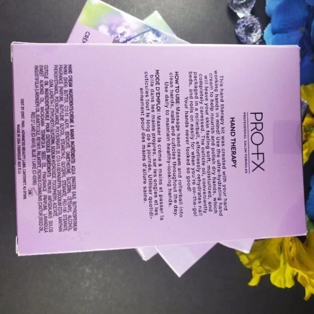 Pro FX Hand Therapy Lotion Scented Cuticle Oil Formula Fresca Lavender 256
